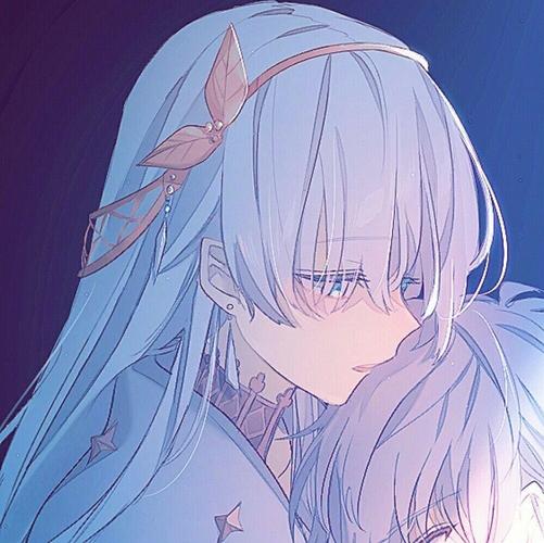 动漫情侣头像蓝色，科技新品呈现，让爱与二次元共生